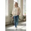 Paradiso embroidered bobble top Cream