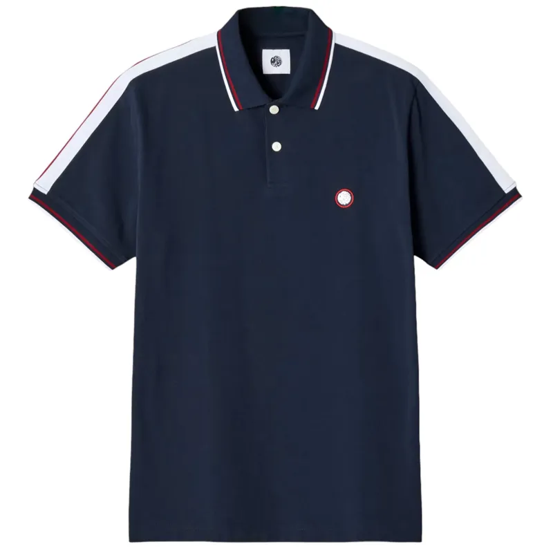 Pretty Green Tilby Tape Polo Navy XL and XXL ONLY