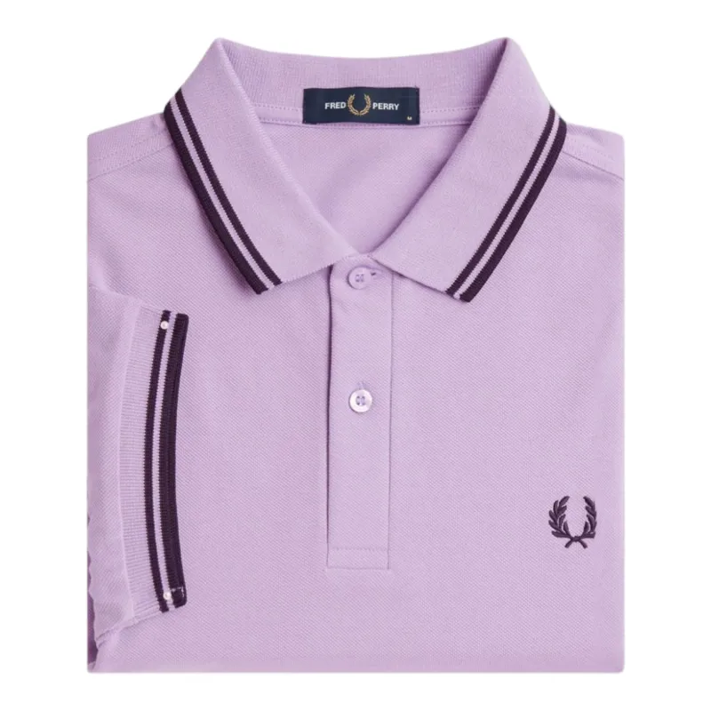 Fred Perry M3600-W51 Polo T-shirt UltraViolet/Navy MEDIUM ONLY