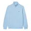 Lacoste Zip Neck Sweatshirt Pale Blue