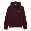 Lacoste Classic Fit Overhead Hoodie Bordeaux