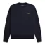 Fred Perry Crew Neck Sweatshirt Navy Caramel 
