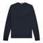 Fred Perry Twin Tipped Long Sleeve T-shirt Navy / Caramel