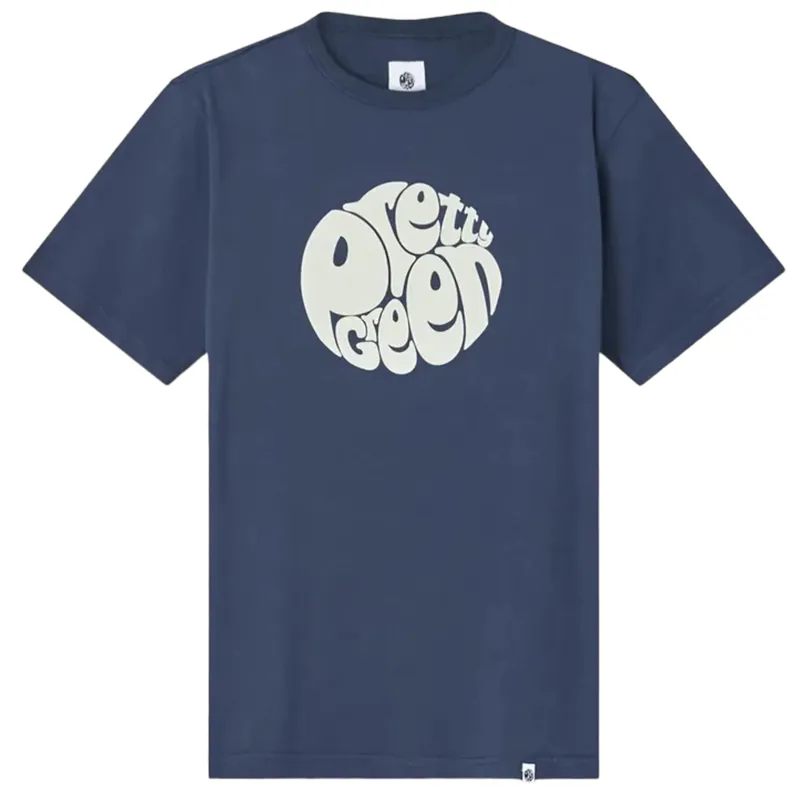 Pretty Green Gillespie Logo T-shirt Navy