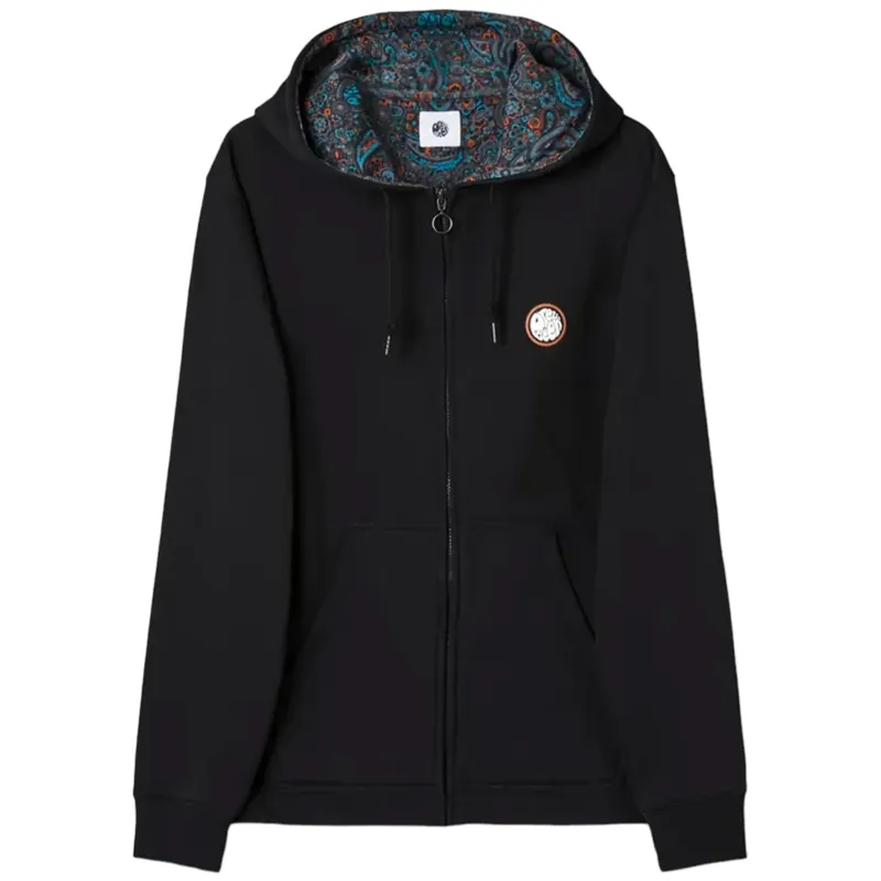 Pretty Green Wonderwall Zip Hoodie Black MEDIUM ONLY LAST ONE