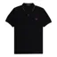 Fred Perry M3600-W68 Polo T-shirt Black/Carrington Brick/Whiskey Brown