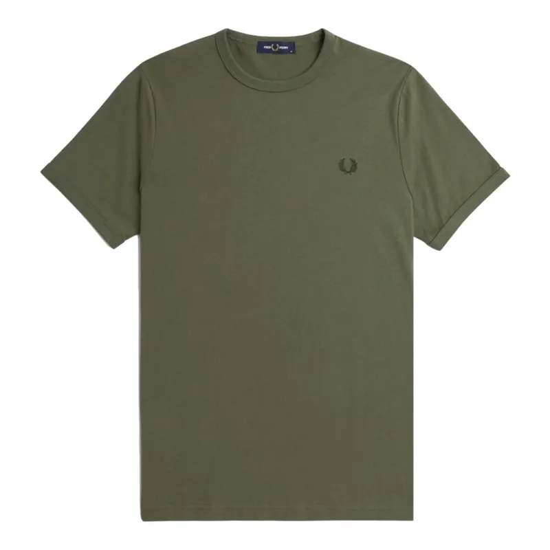 Fred Perry M3519-X21 Ringer T-shirt Khaki