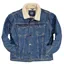 DML Denim Borg Lined Jacket Blue