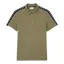 Lacoste Taped Sleeve Polo T-shirt Khaki