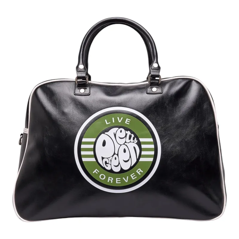 Pretty Green Live Forever Holdall Black