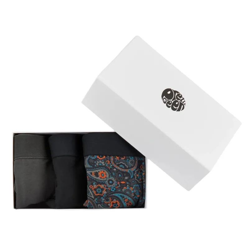 Pretty Green Wonderwall 3 pack Boxers Dark Grey MEDIUM ONLY