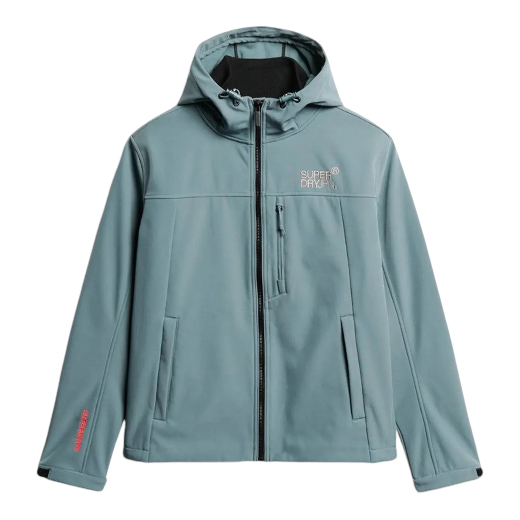 Heren Hooded Soft Shell Trekker Jas in Schelpengrijs olijf | NL Heren Hooded Soft Shell Trekker Jas in Schelpengrijs olijf | NL