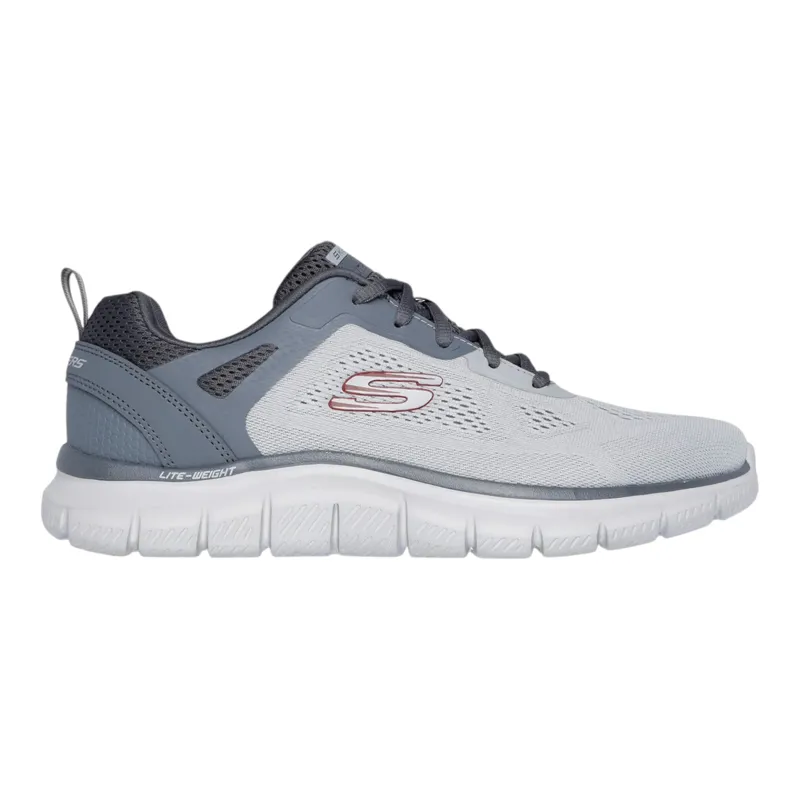 Skechers Track Broader Trainers Grey Size 8 ONLY 