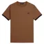 Fred Perry M3519-P96 Ringer T-shirt Shaded Stone XL and XXL ONLY