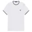 Fred Perry Twin Tipped T-shirt White / Black / Black XL ONLY LAST ONE