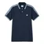 Pretty Green Eclipse Paisley Tape Polo Navy