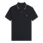 Fred Perry M3600-Y31 Polo T-shirt Navy/Cinnamon