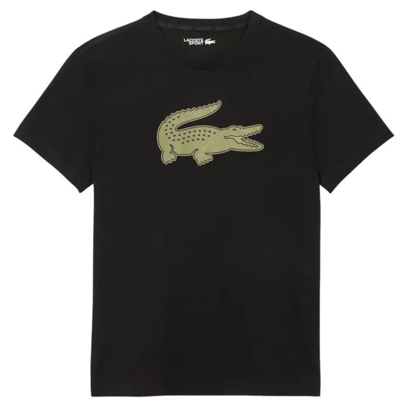 Lacoste 3D Crocodile T-shirt Black/Khaki