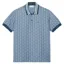 Lacoste Monogram Jacquard Polo T-shirt Blue