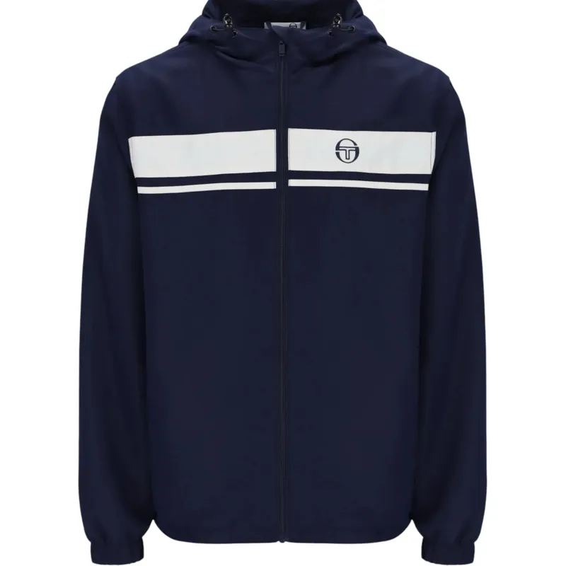 Sergio Tacchini Damarindo Windbreaker Jacket Maritime Blue SIZE XL ONLY