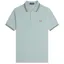 Fred Perry M3600 Y26  Polo T-shirt Silver Blue