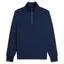 Fred Perry Half Zip Sweatshirt Tennis Blue