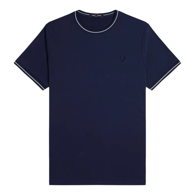 Fred Perry Twin Tipped T-shirt Tennis Blue