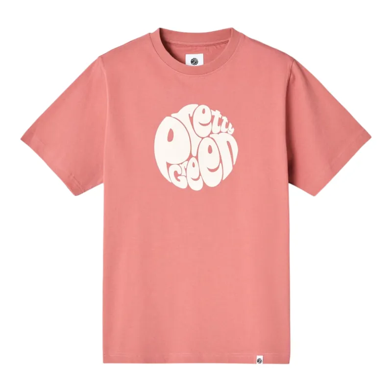 Pretty Green Gillespie Logo T-shirt Ruby