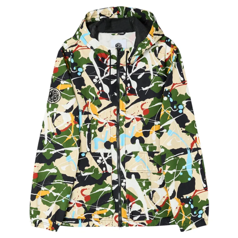 Pretty Green Convergence hooded jacket Multi