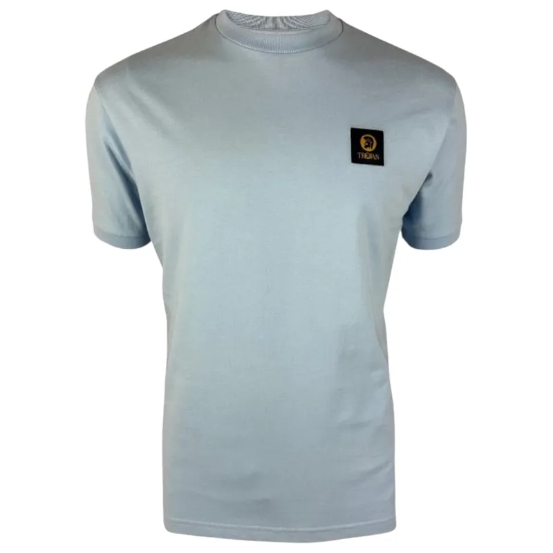 Trojan Plain Badge T Shirt Powder