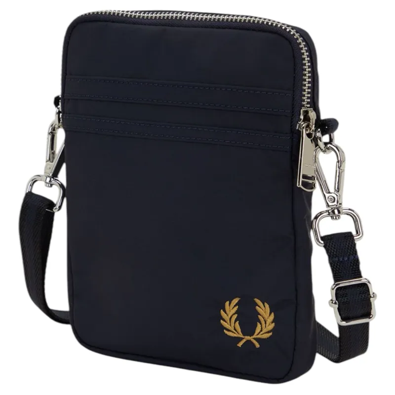 Fred Perry L9263 Brentham Nylon Side Bag Navy