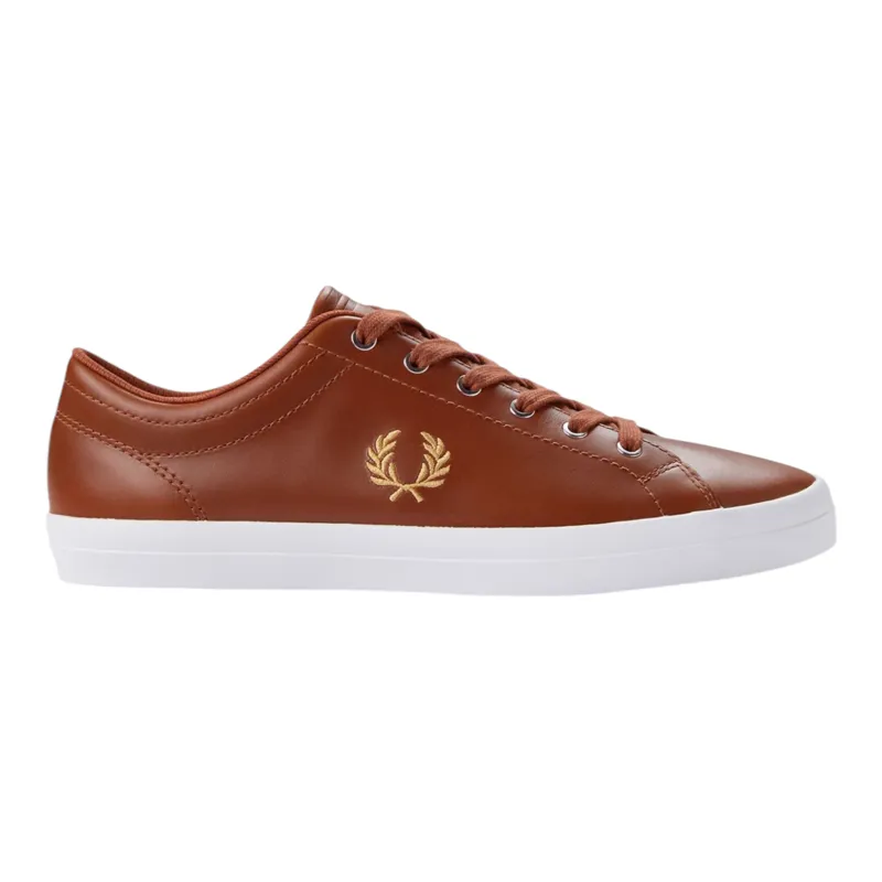 Fred Perry Baseline Trainers Tan SIZE 10 ONLY