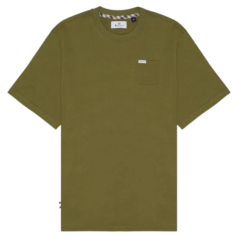 Aquascutum Pocket T-Shirt Green