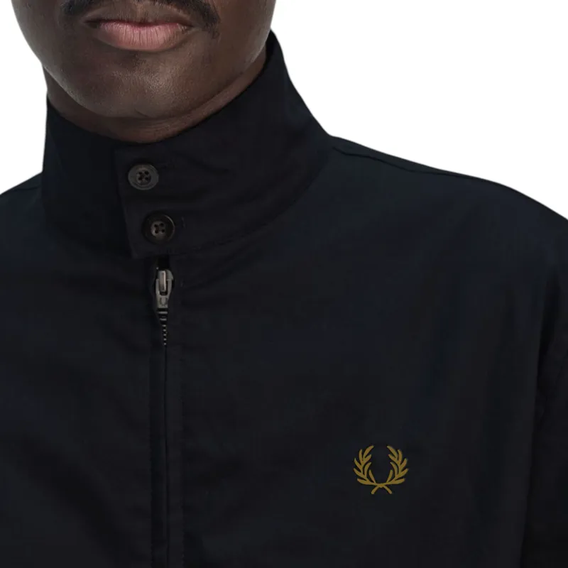 Fred Perry Classic Harrington Black/Shadedstone XXL ONLY-2
