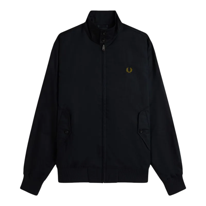 Fred Perry Classic Harrington Black/Shadedstone XXL ONLY