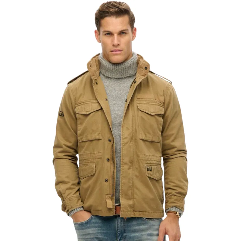 Superdry Rookie Field Jacket Sandstone MEDIUM ONLY LAST ONE-1