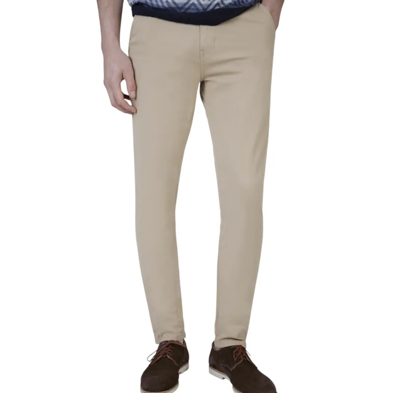 Mish Mash 1984 Bromley Tapered Fit Chino Stone