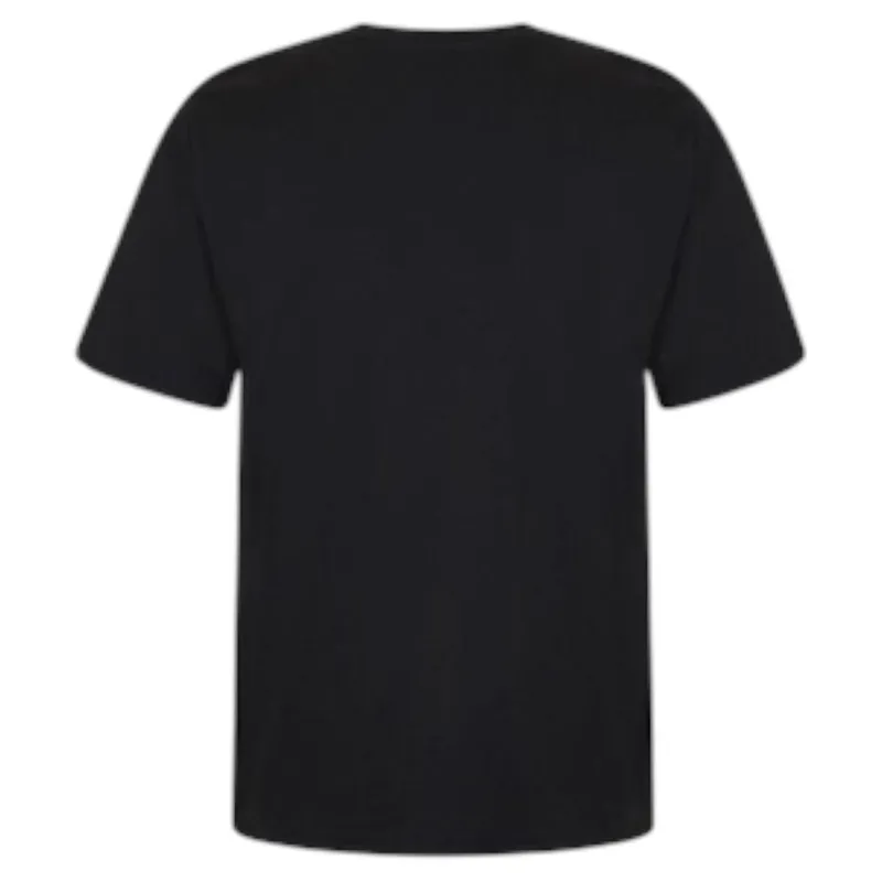 Aquascutum T-shirt Club Check Detail Black-1