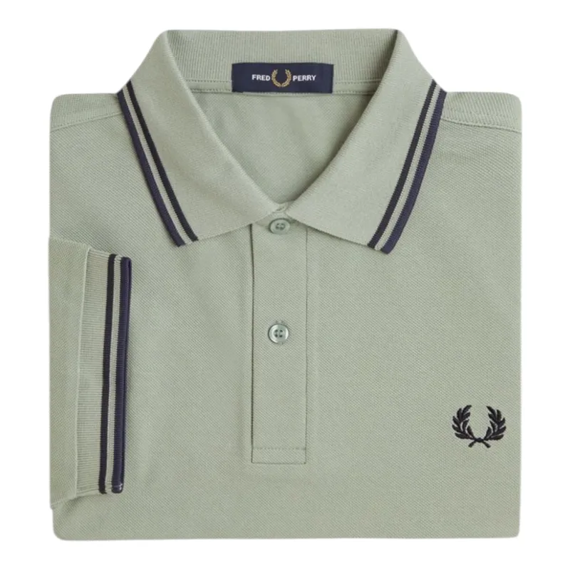 Fred Perry M3600-Z49 Polo T-shirt Bayleaf / Airforce / Tennis Blue