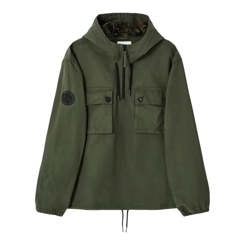 Pretty Green Hatton Smock Khaki  MEDIUM ONLY LAST ONE