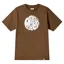 Pretty Green Gillespie Logo T-shirt Chocolate Brown