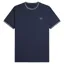 Fred Perry Twin Tipped T-shirt Dark Airforce / Ice / Bayleaf