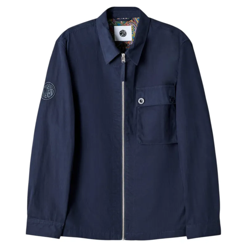 Pretty Green Feltham Overshirt Navy