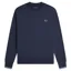 Fred Perry Crew Neck Sweatshirt Dark Airforce