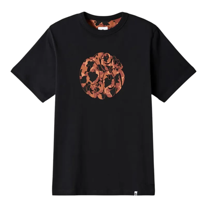 Pretty Green Brindle Logo T-Shirt Black