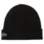 Lacoste Ribbed Wool Beanie Black 