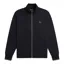Fred Perry Zip Through Sweatshirt Black / Shadedstone