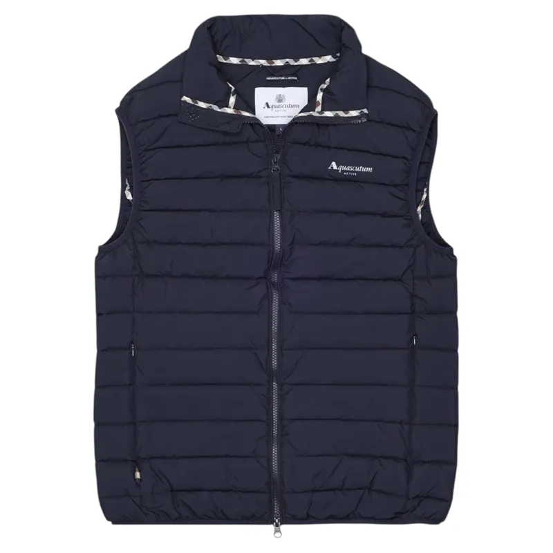 Aquascutum Gilet Vest Navy LARGE ONLY LAST ONE
