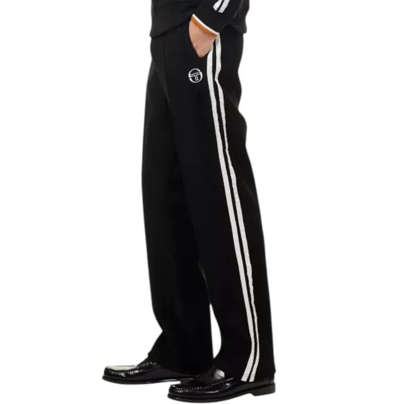 Sergio Tacchini Side Stripe Track Pant Black-1