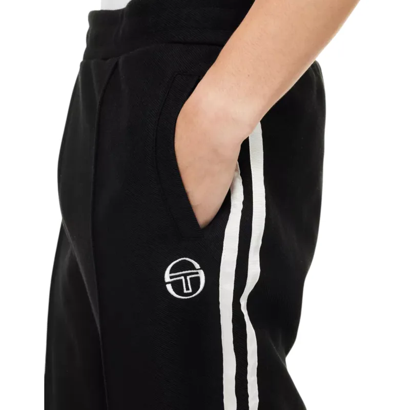 Sergio Tacchini Side Stripe Track Pant Black-2